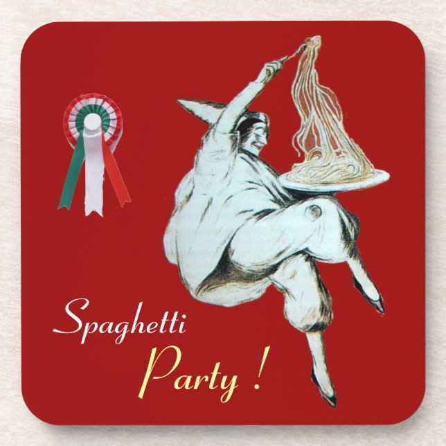 SPAGHETTI PARTY ITALIAN KITCHEN, RESTAURANT COASTER (Front)