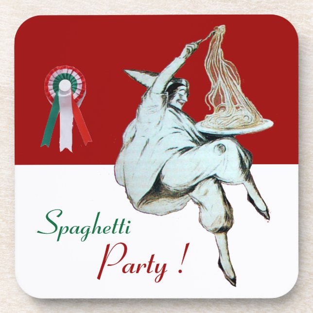 SPAGHETTI PARTY ITALIAN KITCHEN, RESTAURANT COASTER (Front)