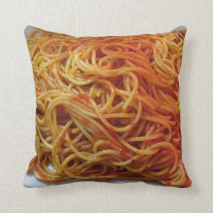 Spaghetti Throw Pillow