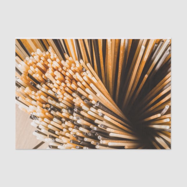 spaghetti tissue paper