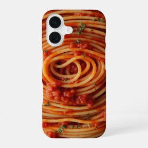 Spaghetti with Tomato Sauce funny iPhone 16 Case