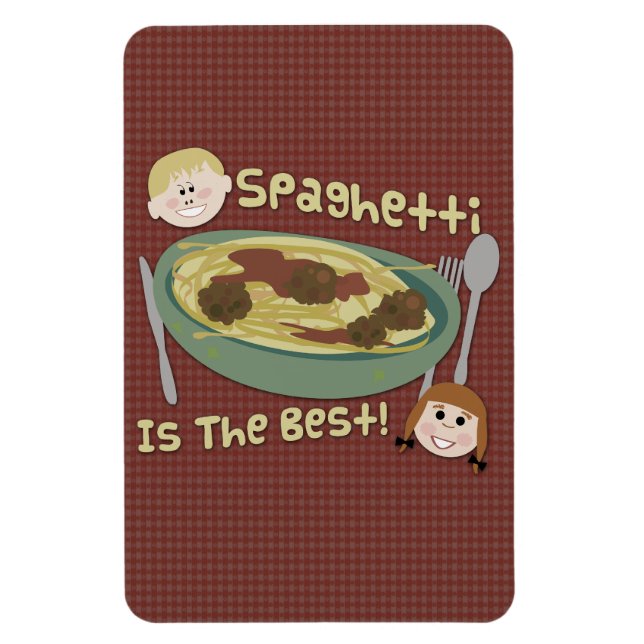 Spaghetti You Are The Best Magnet (Vertical)