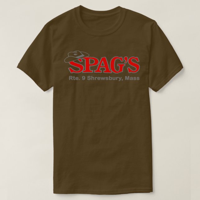 SPAG'S Rte 9 Shrewsbury Massachusetts Nostalgia Vi T-Shirt (Design Front)