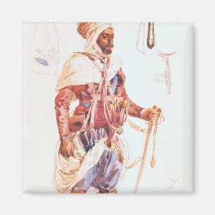 Spahi with his sword, c.1854 magnet