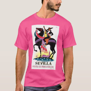 Spain 1957 Seville April Fair Poster T-Shirt