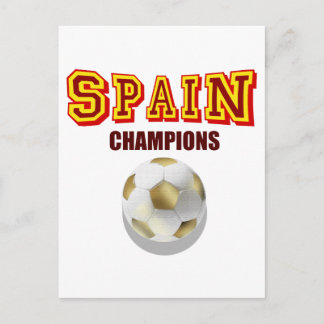 Spain 2010 World Champions Postcard