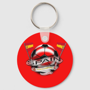 Spain 2010 World Cup World Champions Keychain