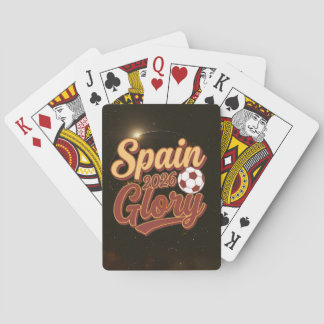 Spain 2026 Glory Vintage Soccer Playing Cards