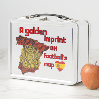Spain 2026 World Cup Champions Metal Lunch Box