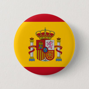 spain 6 cm round badge