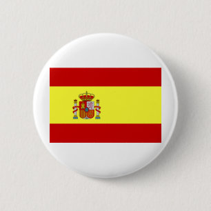 Spain 6 Cm Round Badge