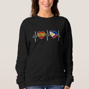 Spain And Philippines Philippine Flag Flags Sweatshirt