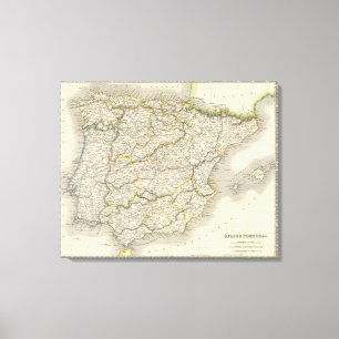 Spain and Portugal 18 Canvas Print