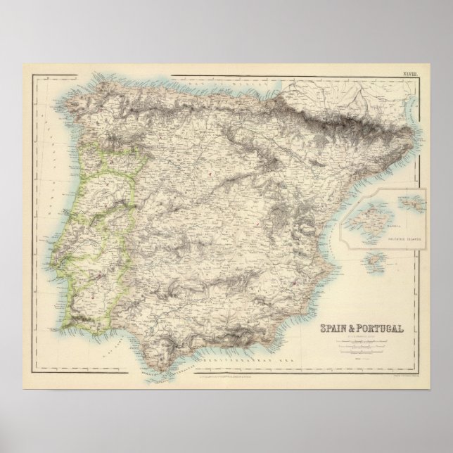 Spain and Portugal 18 Poster (Front)