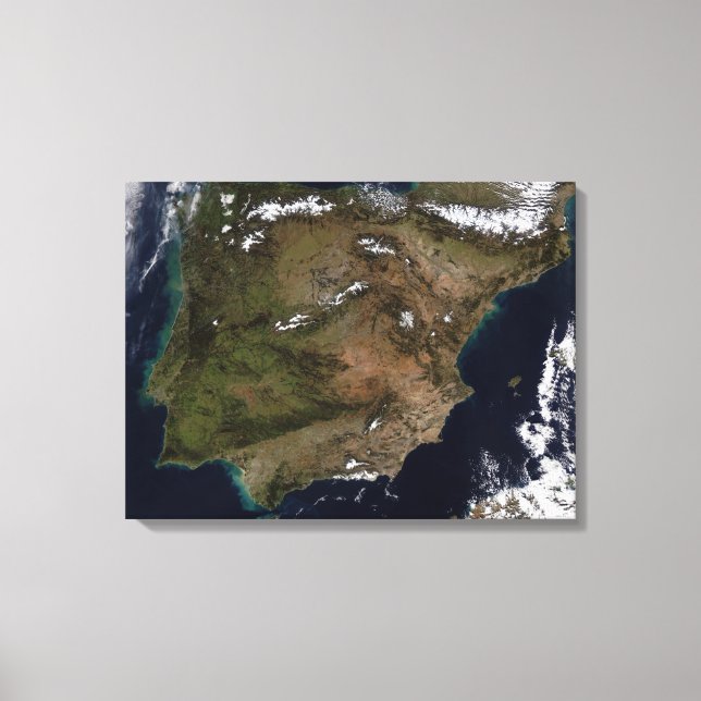 Spain and Portugal 3 Canvas Print (Front)