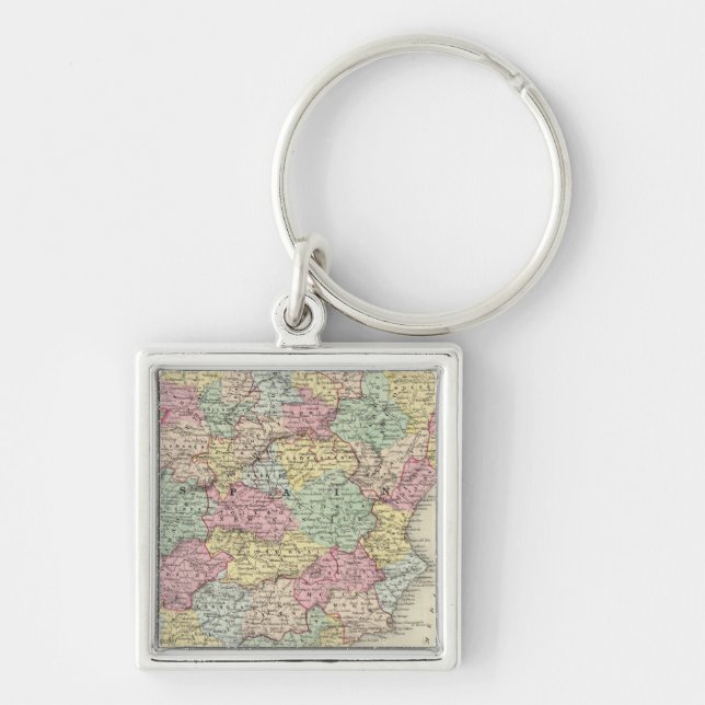Spain And Portugal 3 Key Ring (Front)