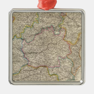 Spain and Portugal 3 Metal Tree Decoration