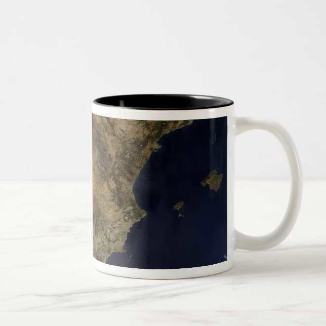 Spain and Portugal 3 Two-Tone Coffee Mug (Right)