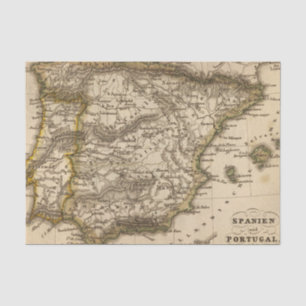 Spain and Portugal 8 Tissue Paper