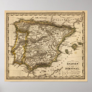 Spain and Portugal 9 Poster