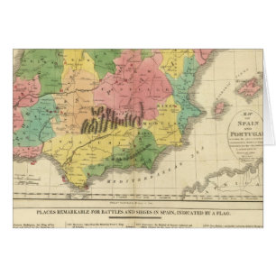 Spain and Portugal Chronology Map