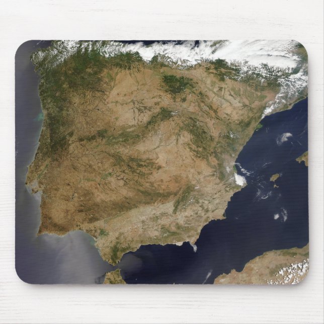 Spain and Portugal Mouse Pad (Front)