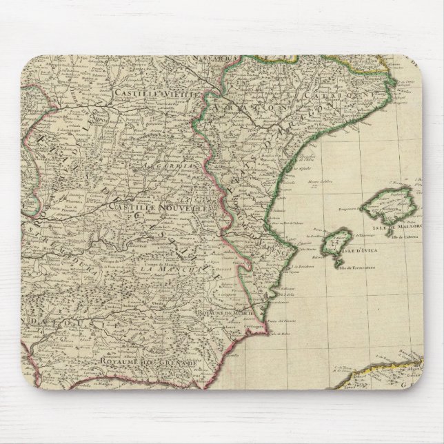 Spain and Portugal Mouse Pad (Front)