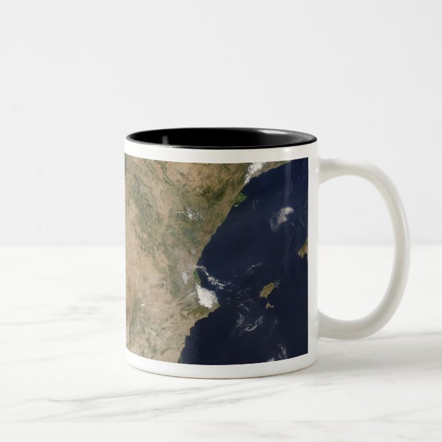Spain and Portugal Two-Tone Coffee Mug (Right)