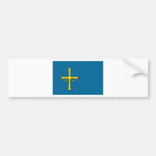 Spain Asturias Flag Bumper Sticker