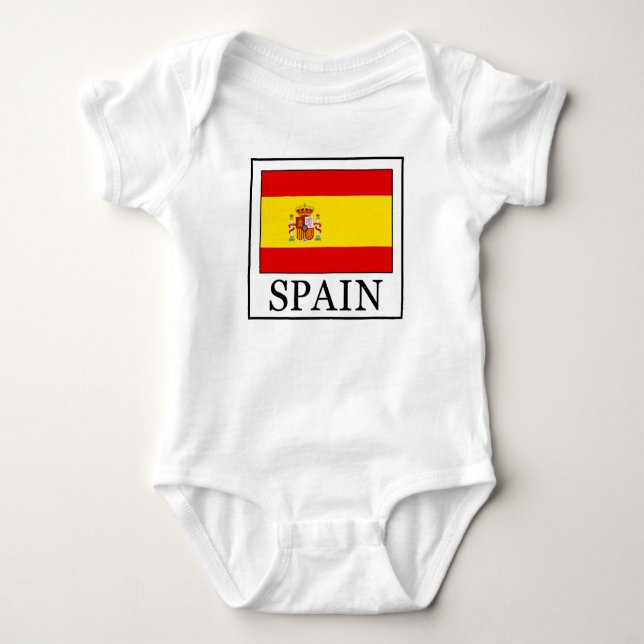 Spain Baby Bodysuit (Front)