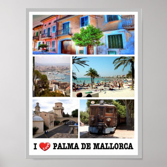 Spain - Balearic Islands - Majorca - I Love - Poster (Front)