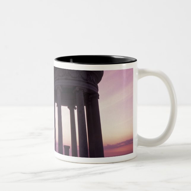 Spain, Balearics, Majorca, Deia. Son Marroig Two-Tone Coffee Mug (Right)