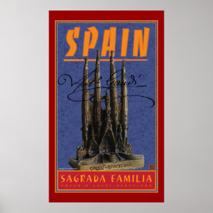 Spain-Barcelona-Print Poster