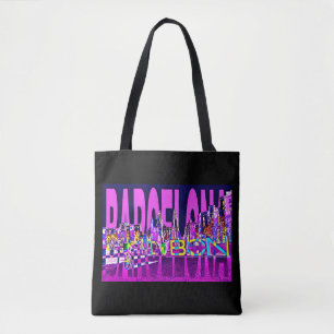 spain barcelona tote bag