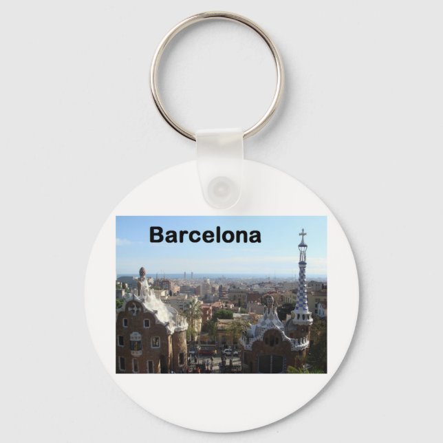 Spain Barcelona View (St.K) Key Ring (Front)