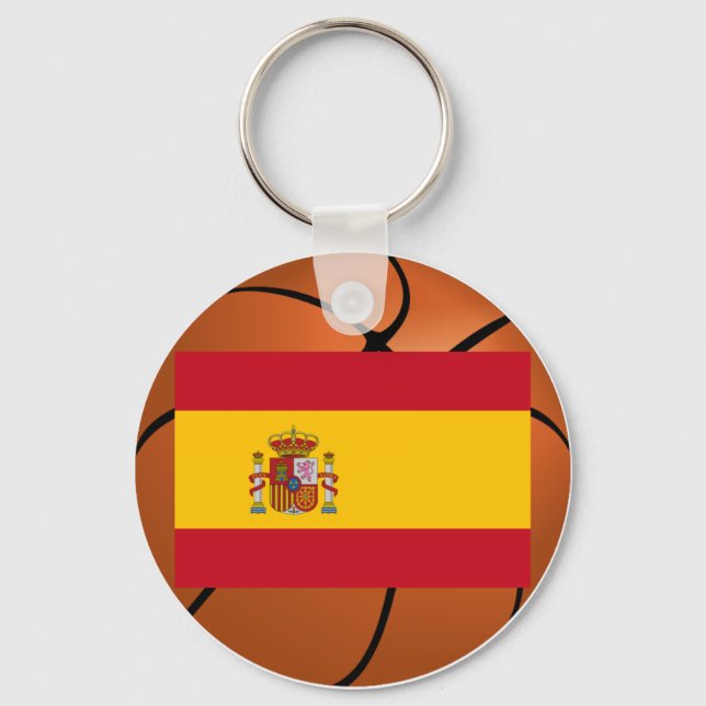 Spain Basketball Team Key Ring (Front)