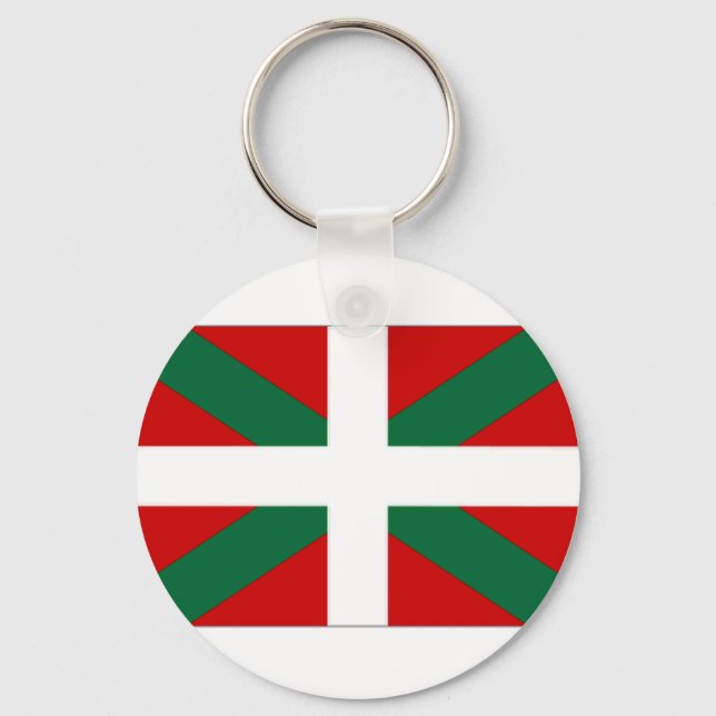 Spain Basque Flag Key Ring (Front)