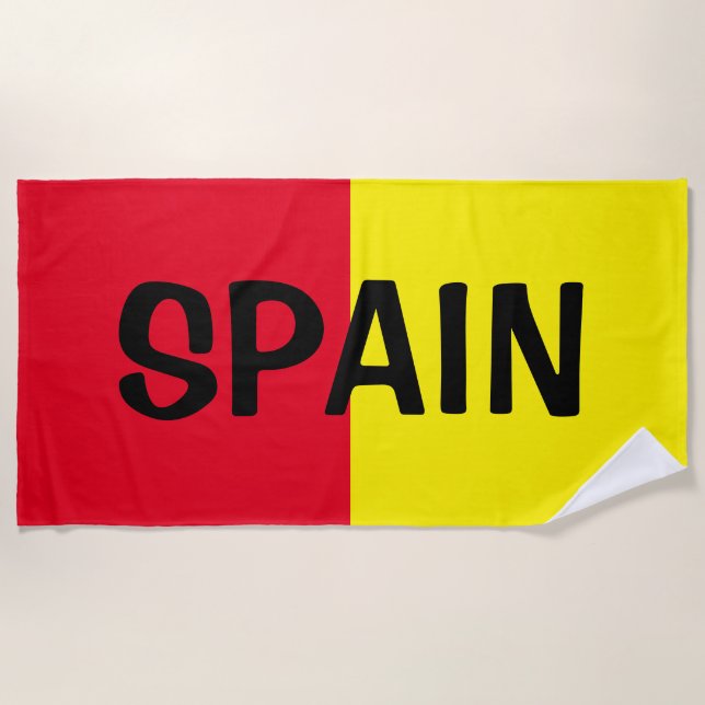 Spain Beach Towel (Front)