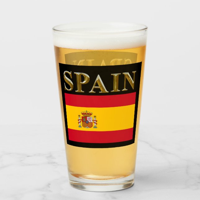 SPAIN BEER GLASS (Front Filled)