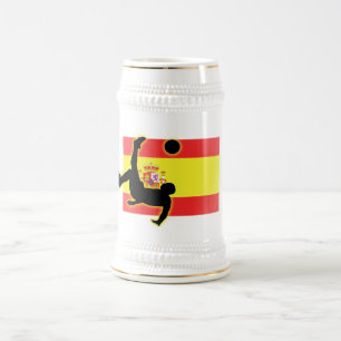 Spain Bicycle Kick Beer Stein