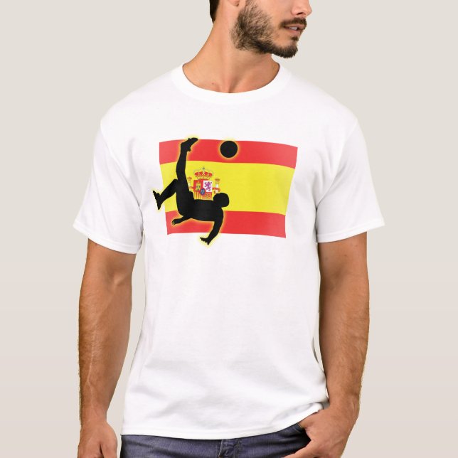 Spain Bicycle Kick T-Shirt (Front)