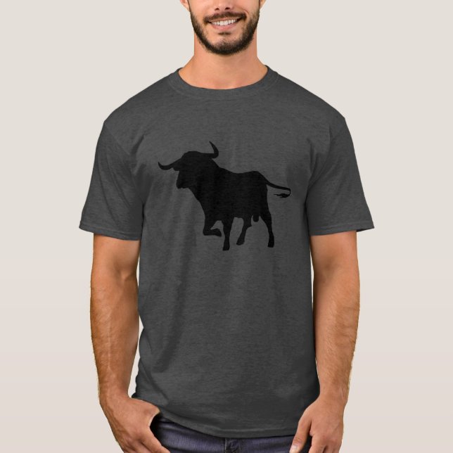 Spain Bull Dark T-shirt (Front)