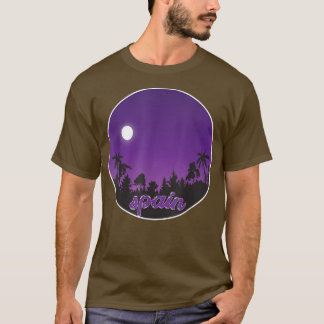spain By night with Palms T-Shirt