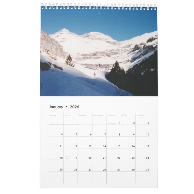 Spain Calendar (Jan 2026)