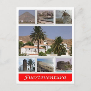 Spain - Canary Islands - Fuerteventura - mosaic - Postcard
