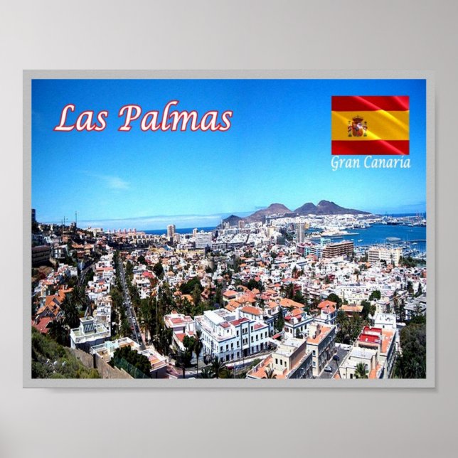Spain - Canary Islands - Gran Canaria - Poster (Front)