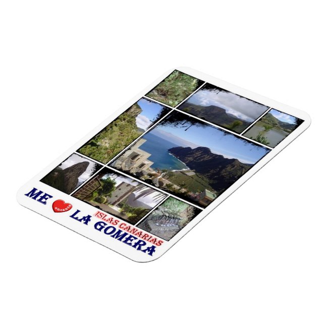 Spain - Canary Islands - La Gomera - I Love - Magn Magnet (Left Side)