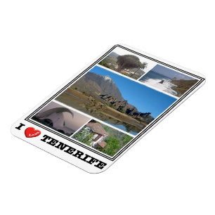 Spain - Canary Islands - Tenerife - I Love - Magne Magnet