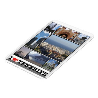 Spain - Canary Islands - Tenerife - I Love - Magne Magnet