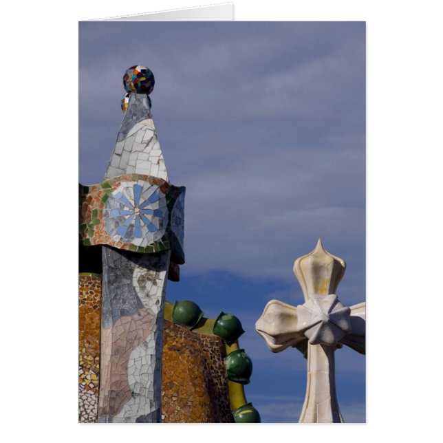 Spain, Catalonia, Barcelona. Casa Batllo (1906). 3 (Front)